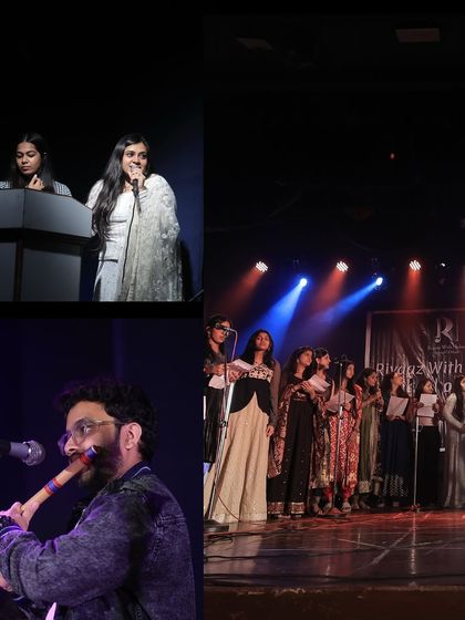 More beautiful moments from the concert, featuring a soulful flute performance and our ladies' vocal group. Every artist, whether instrumentalist or vocalist, gets their moment to shine.