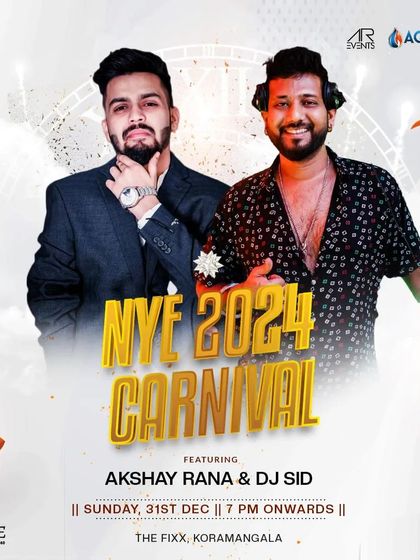 Getting ready to rock the floor for the New Year's Eve 2024 Carnival at The Fixx. Ringing in the new year with a massive party is the only way to do it.