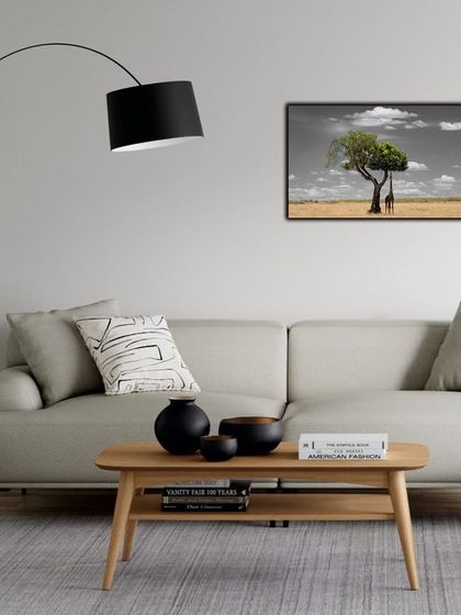 See how this piece can transform a room? The selective color adds a pop of life and a touch of modern artistry to your decor.