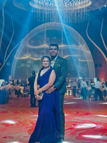 The long braid looks stunning against the backdrop of the event, proving it's a hairstyle that is both traditional and photogenic.