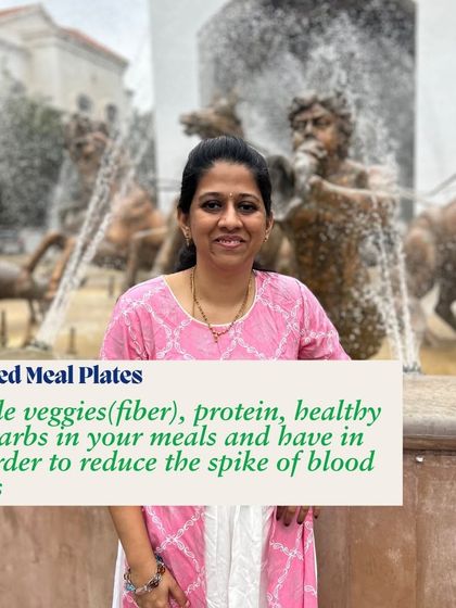 On World Diabetes Day, it's important to remember that balanced meals are key. I advise clients to include veggies, protein, healthy fats, and carbs in their meals and to eat them in that order to reduce blood sugar spikes.