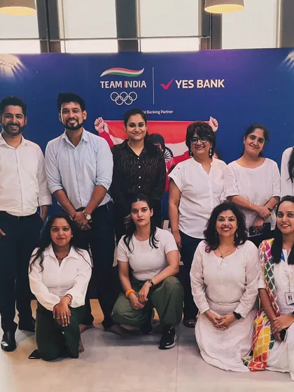 A proud group photo with some of the team from Yes Bank after our Independence Day celebration. It’s great to see companies investing in their employees' well-being.