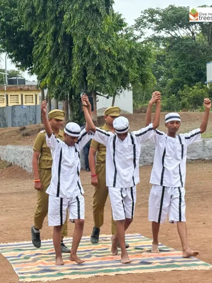 A student play during the Independence Day event captures the spirit of freedom and unity. Art and culture are powerful tools for education.