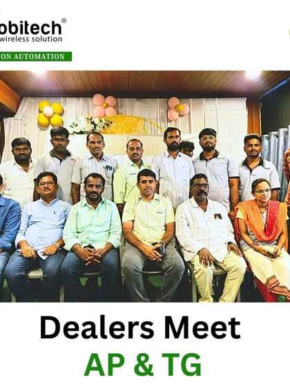A group photo with all the dealers and our team at the successful AP & TG meet.