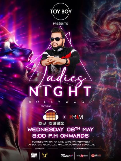 The "Hottest Ladies Night in B-Town" at the new Toyboy Bengaluru in Lulu Mall.