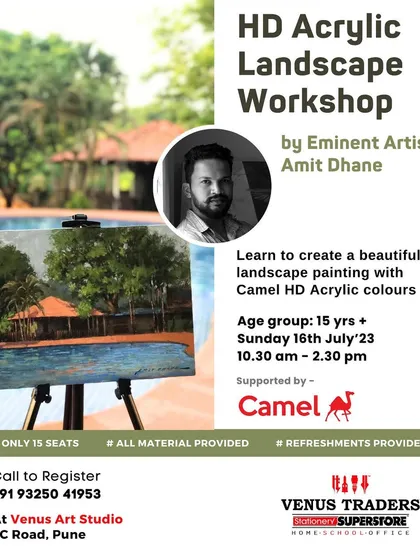 Another version of the workshop poster. We provide all materials, making it easy for anyone to join and learn.