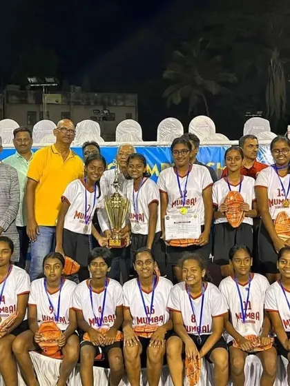A proud moment as one of our girl players represents the Mumbai Suburban U-13 team, achieving a runner-up title at the Maharashtra State Basketball Championship.