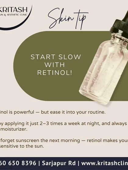 Retinol is a powerful tool for anti-aging, but it must be introduced correctly to avoid irritation. I advise my patients to start by applying a pea-sized amount just two or three times a week at night, always followed by a moisturizer. Daily sunscreen is also essential, as retinol increases sun sensitivity.