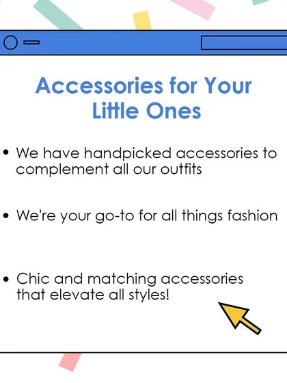 To complete the look, I also offer handpicked accessories. This graphic explains how I can help you find chic and matching items to elevate any outfit.