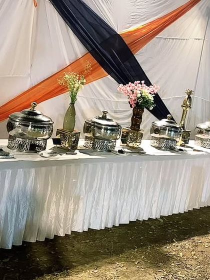 Here is my team catering for foreign delegates at MDI, Gurgaon. I provided a delicious spread and excellent service to ensure a great experience for the 80 international guests.