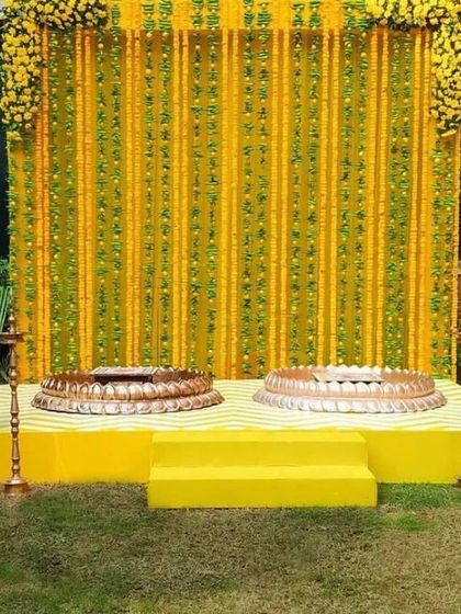 Creative&Creations - Event Decoration Vibrant Haldi & Mehendi Decor photo 25