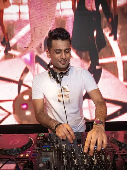 In the zone, mixing tracks for the fantastic crowd at Elrow, Pune.