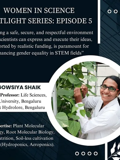 We are scientists and educators at heart. Dr. Gowsiya Shaik, one of our founders, combines her deep knowledge of plant physiology and soil-less cultivation to make hydroponics accessible and successful for everyone.