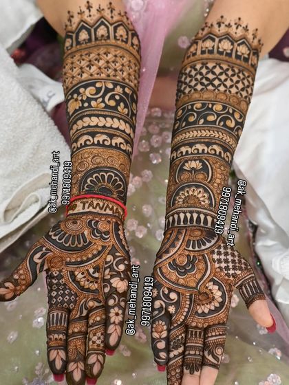 Abhishek Kumar - Bridal Mehndi Full Bridal Mehndi (Hands & Arms) photo 11