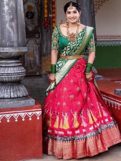 Anthariya Rentals - Indian Ethnic Wear Rental Langa Voni & Traditional Half Sarees photo 4