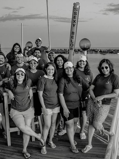 Our Sipadan 2024 crew, the "usual suspects" as I like to call them. Many of our divers come back for trip after trip, and it feels like a reunion every time.
