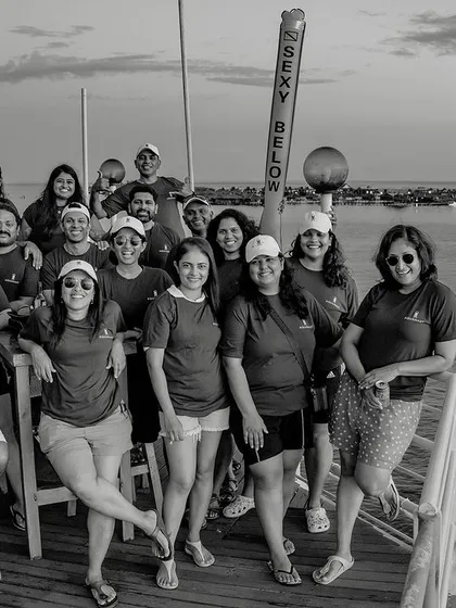 Our Sipadan 2024 crew, the "usual suspects" as I like to call them. Many of our divers come back for trip after trip, and it feels like a reunion every time.