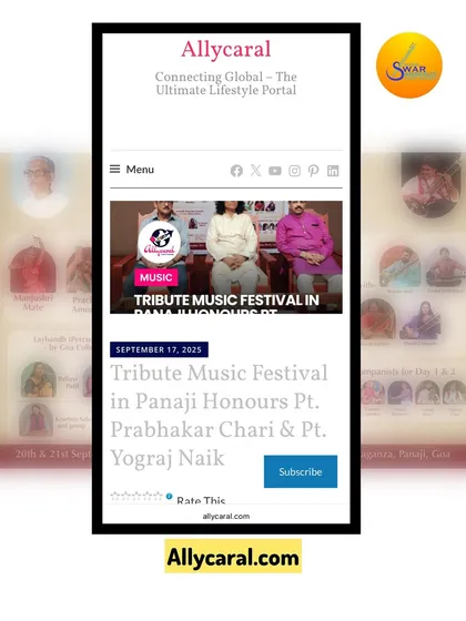 Thank you to Allycaral.com, a leading lifestyle portal, for featuring our Tribute Music Festival.