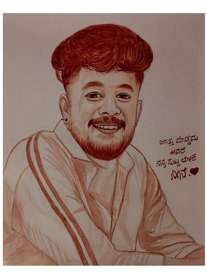 Sharan Ediga - Custom Portrait Art Blood Portraits: Your Story in Art photo 62