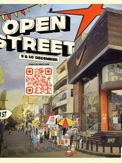 The iconic Church Street was one of the locations for our Open Street festival. This poster highlights our role in activating well-known public spaces for large-scale community engagement.