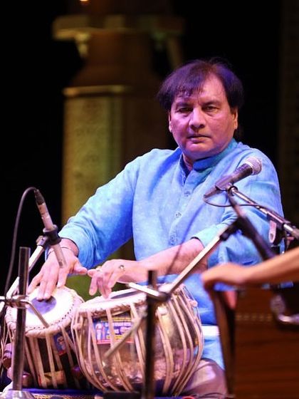 Deep in the rhythm during my performance at the Swaramangesh festival. The energy from a large, appreciative audience is always a great inspiration for any artist.