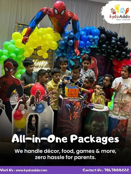 I believe every party should be an adventure. This Spiderman-themed bash shows how I handle everything with my all-in-one packages, from the incredible decor and themed cake stands to the games, so you can just enjoy the day without any hassle.