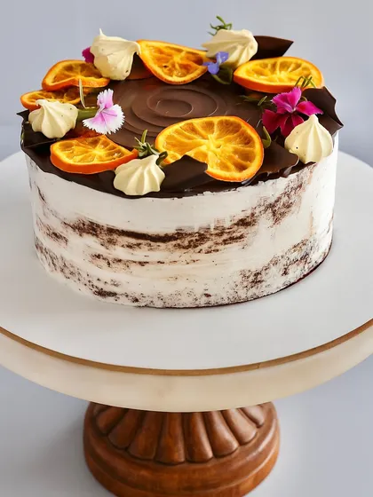 (Hero Media) This Chocolate Orange Naked Cake is one of my absolute favorites to make. It features a soft chocolate sponge, a rich orange-infused dark chocolate ganache, and just a light touch of whipped cream. The candied oranges and fresh flowers make it a beautiful centerpiece for any occasion.