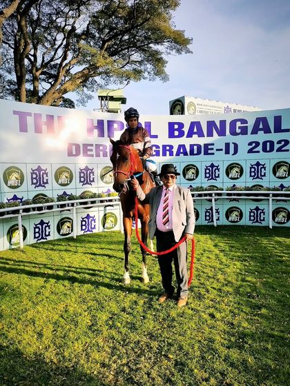 'Perfect Legend' after winning The Indian Republic Cup.