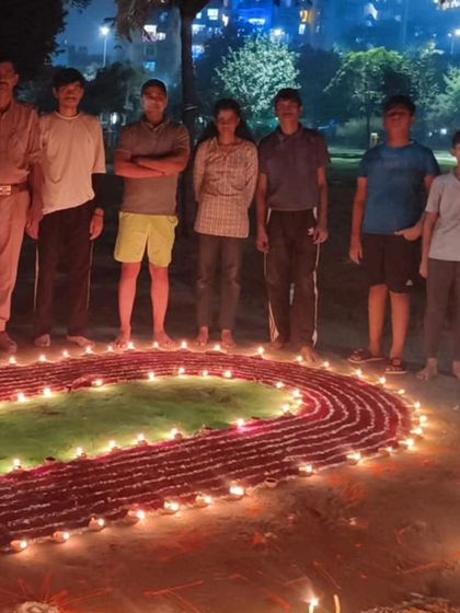 The evening group of my youth athletics program.