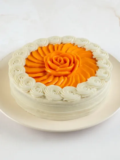 For those who love white chocolate, I created this Traditional White Chocolate Mango Gateau. The sweetness of the white chocolate is a perfect match for the tangy mango.