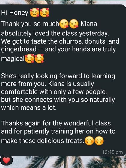 This heartwarming review from a parent highlights the patient and natural connection I build with my students, making even shy kids feel comfortable and excited to learn.