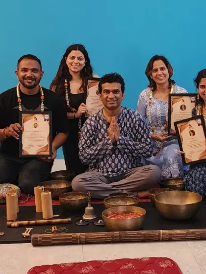 I am filled with gratitude as I sit with the graduates of a Sound Healing Teacher Training course. It is a joy to see so many dedicated individuals ready to share the power of vibrational healing with others.