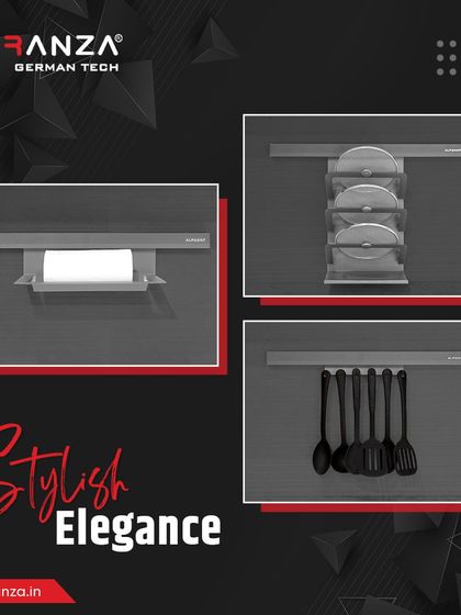 Elevate your kitchen with the perfect blend of style and functionality. My wall-mounted accessories offer smart solutions for organizing with stylish elegance.