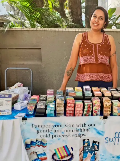 You can often find me at local farmer's markets around Bangalore. I love meeting you in person, sharing my passion for handmade skincare, and helping you find the perfect product for your skin.
