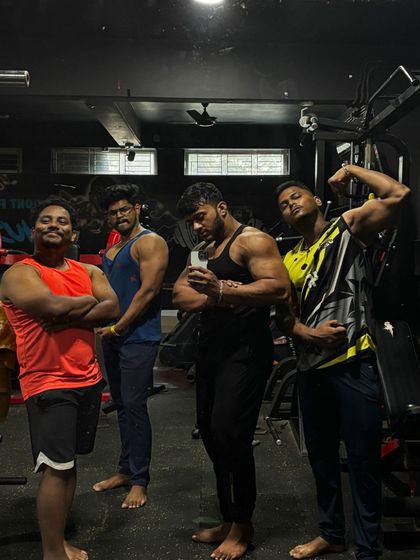 Another shot of the crew. The bond we share in the gym is forged in sweat and heavy iron.