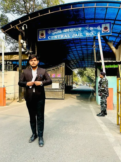 My work often takes me to places like Tihar Jail for legal meetings. I go wherever necessary to meet my clients, discuss their cases, and prepare a strong defense strategy.
