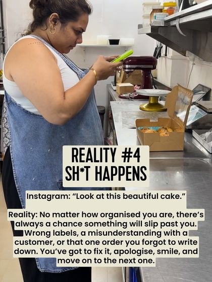 The reality is that things go wrong. No matter how organised you are, there will be wrong labels, misunderstandings, and forgotten orders. You just have to fix it, apologise, and move on.