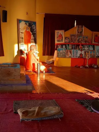The early morning light illuminates the yoga hall as I sit for my personal meditation practice. A disciplined sadhana is the foundation upon which all my teaching rests.
