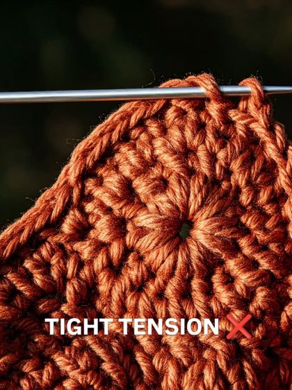 Want to crochet like a pro? Here are three quick tips. Use a stitch marker, practice your tension to avoid stitches that are too tight or too loose, and experiment with new color combinations.