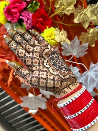 3D Henna Touch - Festive & Occasional Mehndi Intricate Indo-Arabic & Fusion Styles photo 21