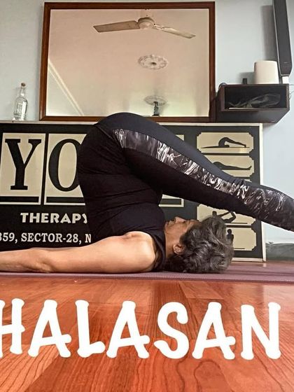 A clear demonstration of Halasan in my studio. I teach the proper technique to enter and exit this pose safely.