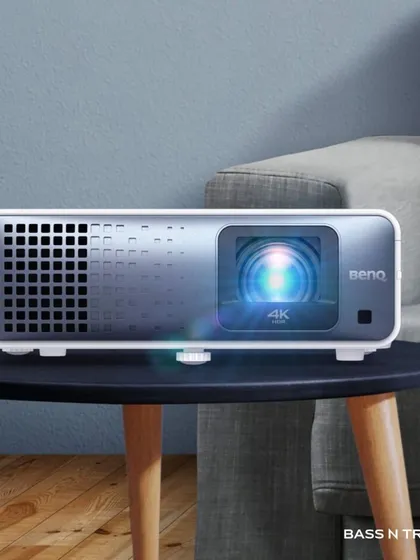The award-winning BenQ TK710 STi projector is perfect for bringing 4K color and clarity to your living room. Its high brightness allows for stunning visuals even in rooms that aren't completely dark.
