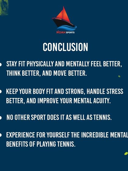 Noah Tennis Academy - Tennis Coaching Tennis for Life: Health & Mindset photo 3