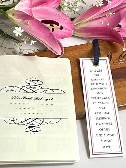 Do you love writing your name on the first page of a new book? Our planners have a dedicated space for you to claim them as your own, ready for a new beginning.