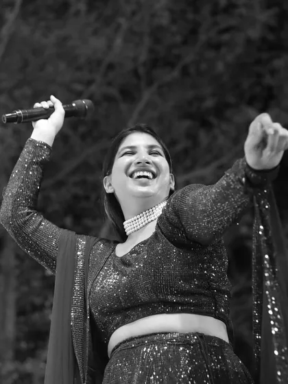 This black and white shot captures the pure joy and energy I love to create. Whether it's a corporate party or a social celebration, my goal is to get everyone involved and make the moment unforgettable.