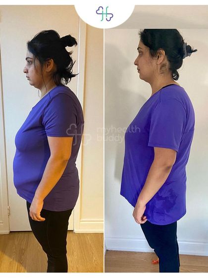 This client lost 10 kgs in just 12 weeks by eating home-cooked meals that her family also ate. She learned to track her calories and protein, turning a diet into a sustainable lifestyle.