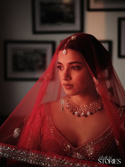 Timeless Red Lehenga Brides photo 15