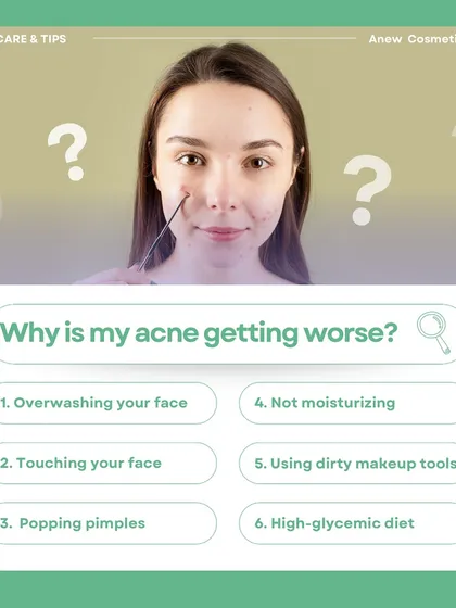 Are you making these common mistakes that can worsen acne? From over-washing to using dirty makeup tools, we share key tips to help you manage breakouts alongside our professional in-clinic treatments.