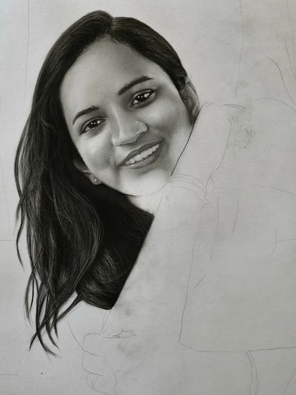 Another progress shot of the same portrait.
