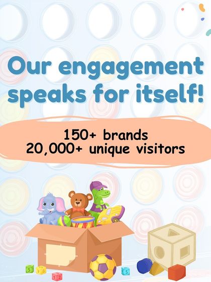 Our engagement speaks for itself! This graphic celebrates hosting over 150 brands and 20,000 visitors at my events.
